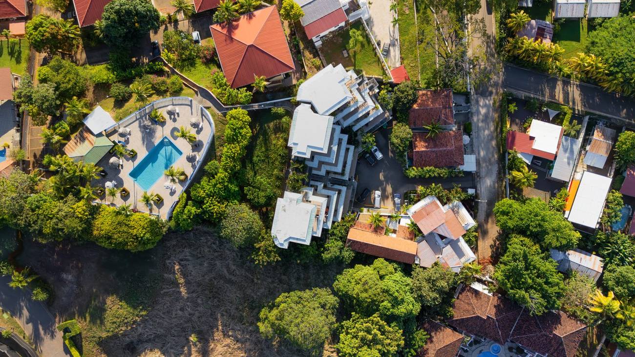 Tucanes #5 aerial view of the condo complex